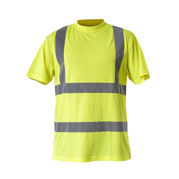LahtiPro Warning T-Shirt, Gul, XL , CE, LAHTI