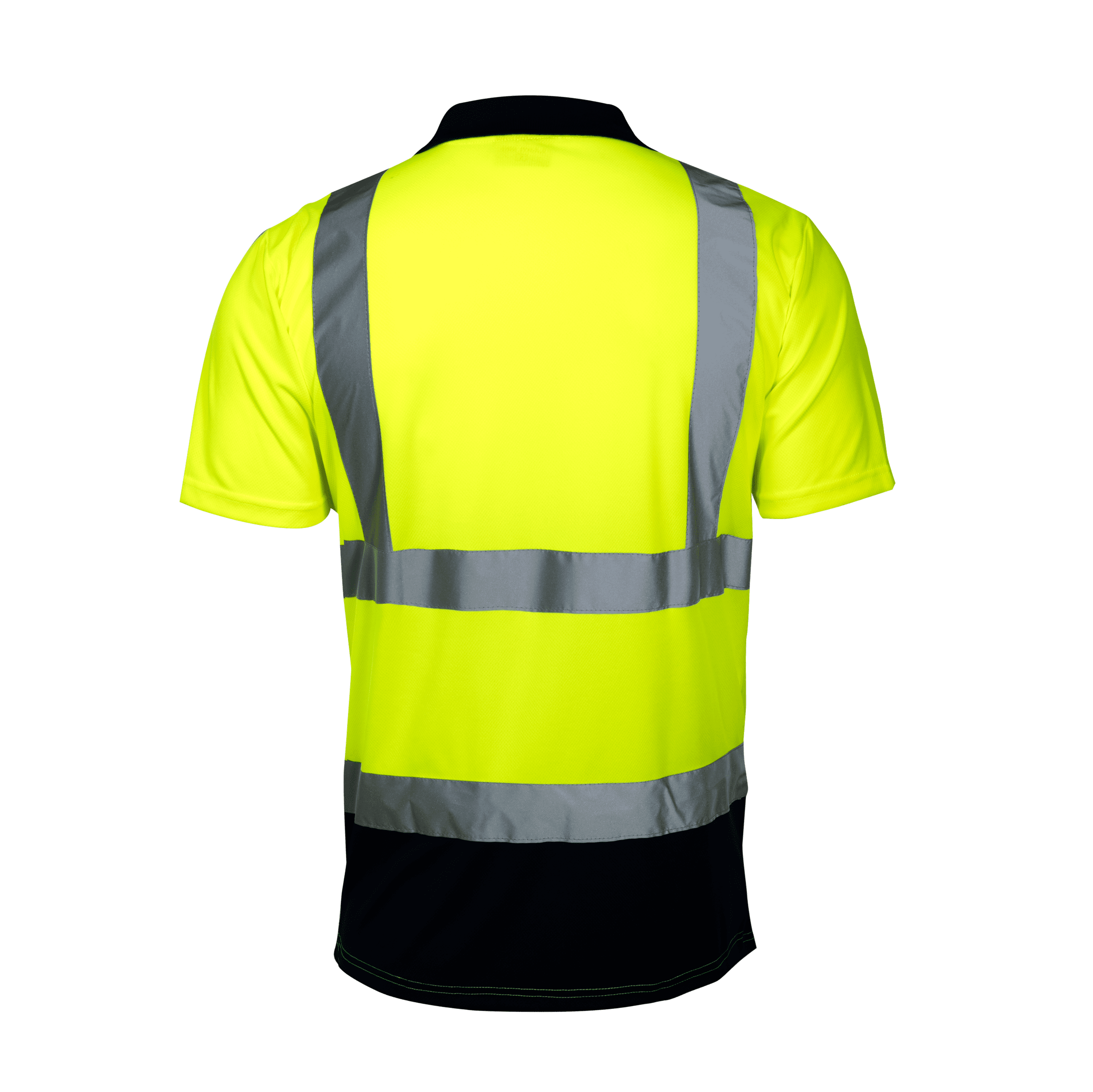 LahtiPro Reflextröja, varseltröja, gul, WARNING POLO SHIRT, CE, LAHTI (Storlek : 2XL) - 2