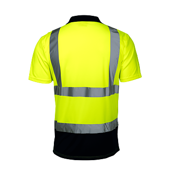 LahtiPro Reflextröja, varseltröja, gul, WARNING POLO SHIRT, CE, LAHTI (Storlek : 3XL)