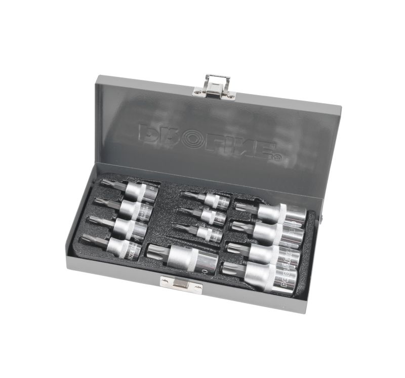 PROLINE TOOLS Bitshylsor TORX 3/8, 12st, T8 - T60, Proline