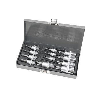 PROLINE TOOLS Bitshylsor TORX 3/8, 12st, T8 - T60, Proline