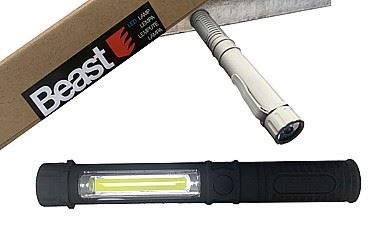 Beast Verkstadslampa ficklampa LED med magnet