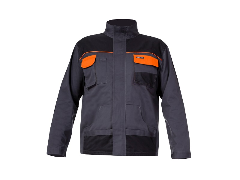 LahtiPro Jacket Graphit-Orange, 190Gm2, 2L (54) , CE, LAHTI