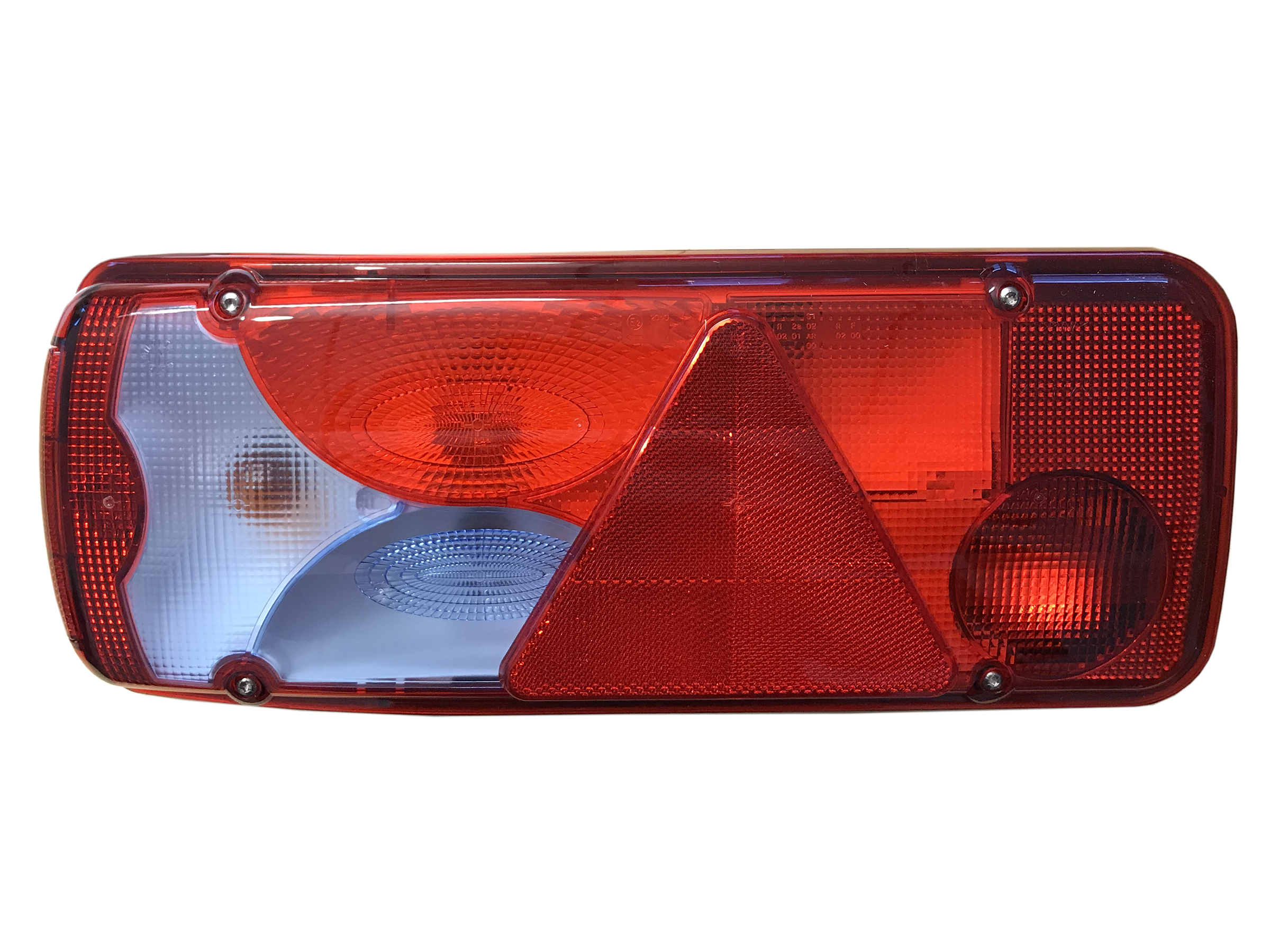 Baklampa LC8T vänster AMP bak triangelreflex