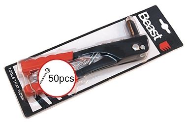 Handnitverktyg 25 cm med 52 nitar i olika storlekar, Beast