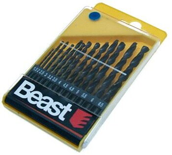 Metallborrsats HSS 1-10 mm 19 delar, Beast