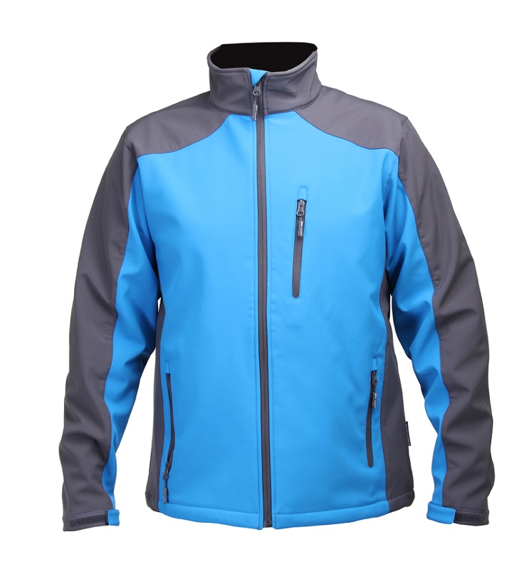 Softshell Jacket, Blå and Grey, l , CE, Lathi