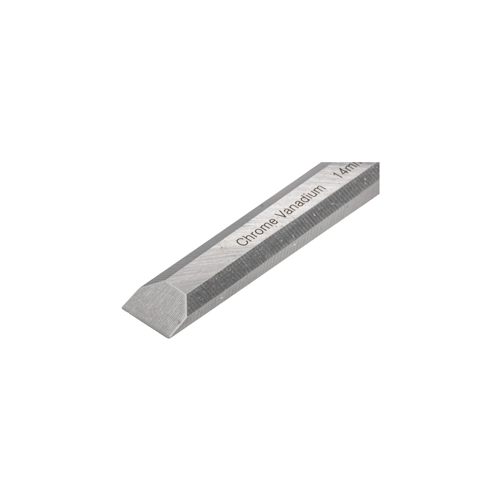 PROLINE TOOLS Stämjärn för trä 14 mm, Platt, Förstärkt, Chrome-Vanadium 60 HRC, Hantag av Kompositmaterial (TPR), Halkfri Yta, Proline - 3