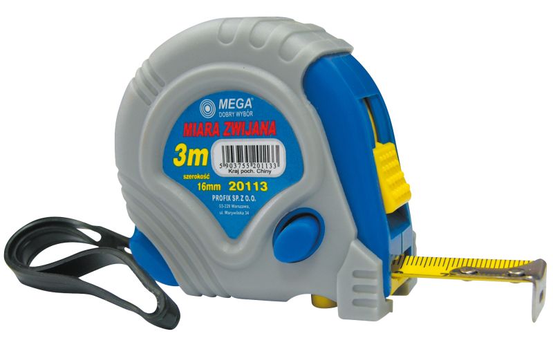 Measuring Tapes -7, 5M25 mm, with Rubber Stick