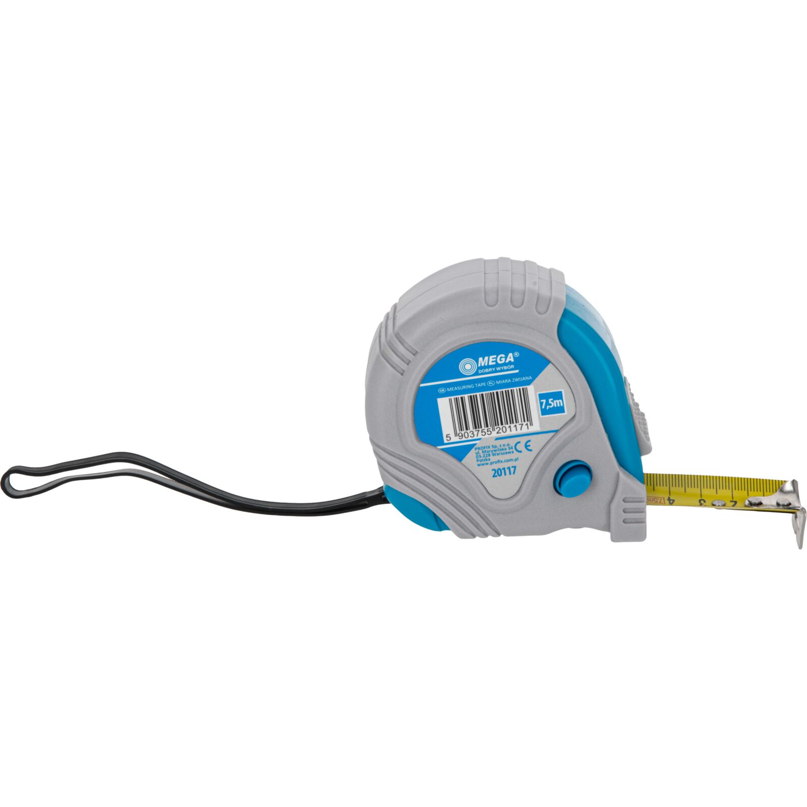 Measuring Tapes - 7.5M25M, Rubber Case , Skin Pack - 2