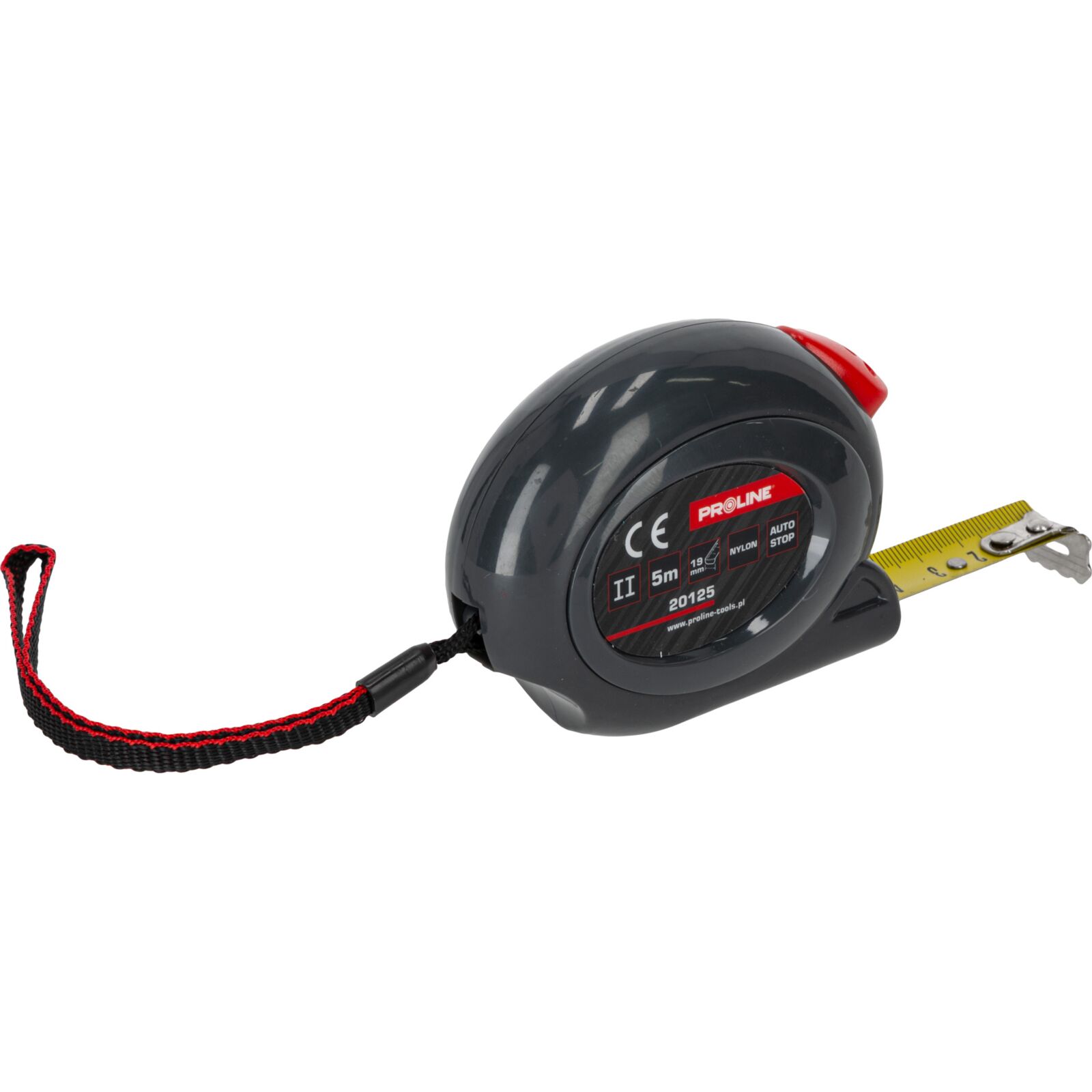 PROLINE TOOLS Måttband 5m, 19 mm Nylonbeläggning, Proline - 4