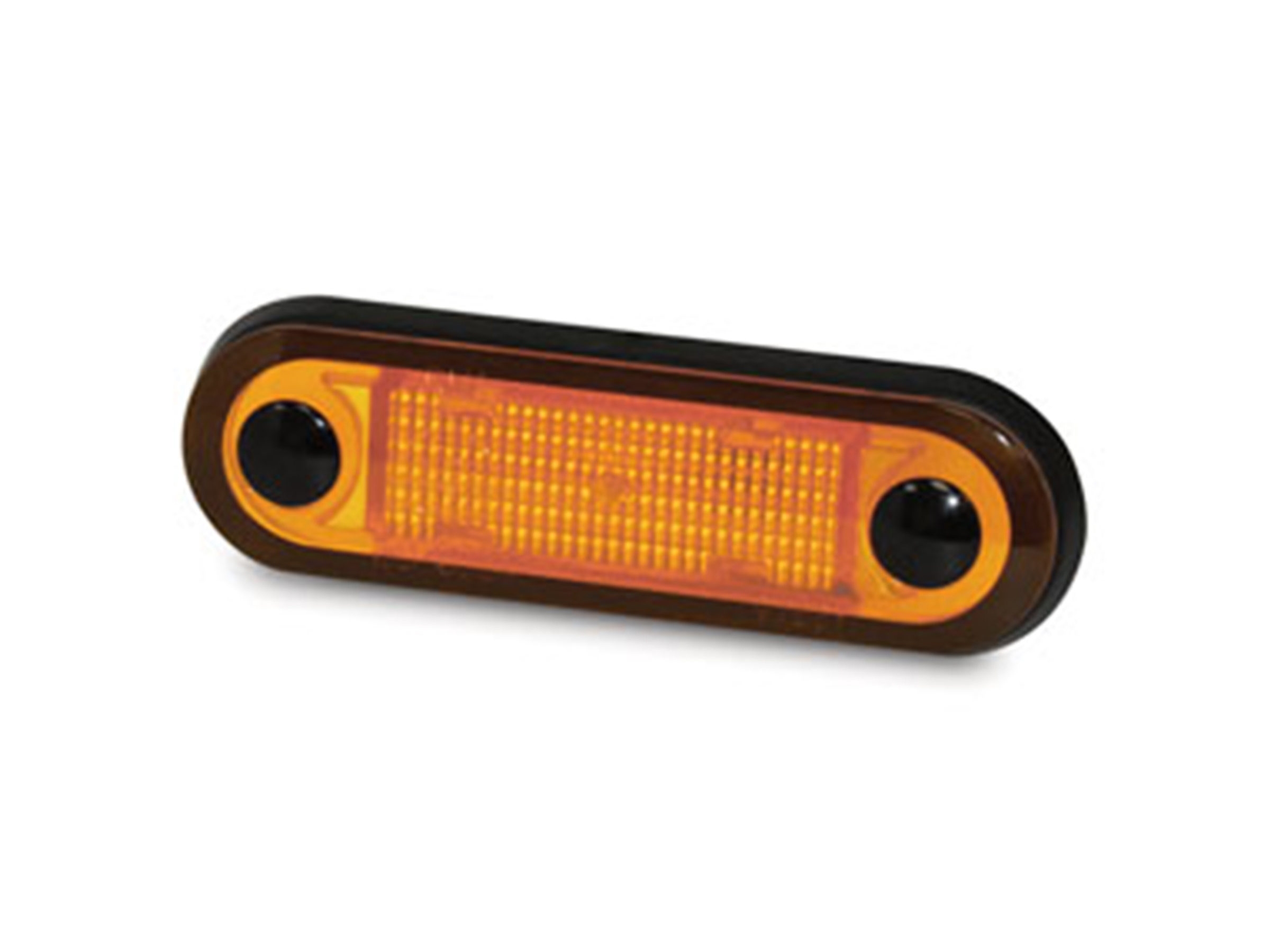 Sidomarkeringslampa LED 8-28 V, gult glas