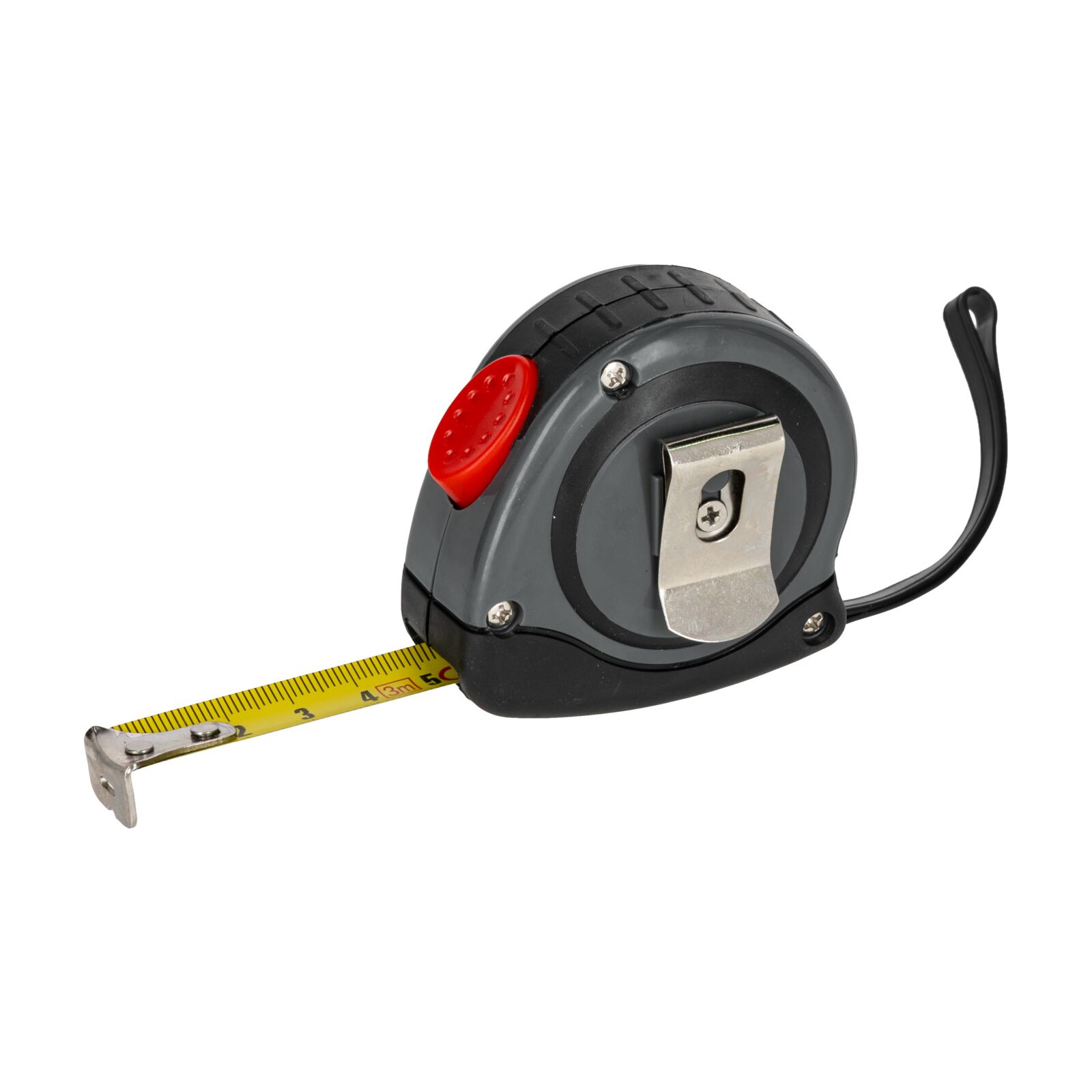 PROLINE TOOLS Måttband 3m-16m, Gummihölje, Automatisk Blockering, Proline - 4
