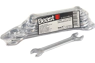 Öppna fasta nycklar 6–22 mm, Beast