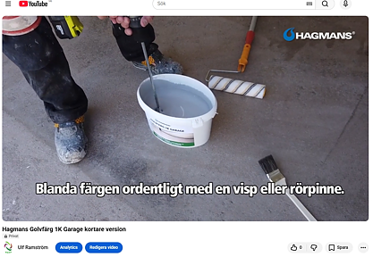 Golvfärg 1K Garage