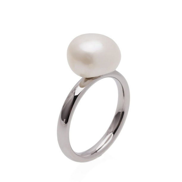 Bud to Rose Ring Pearl silver - 3