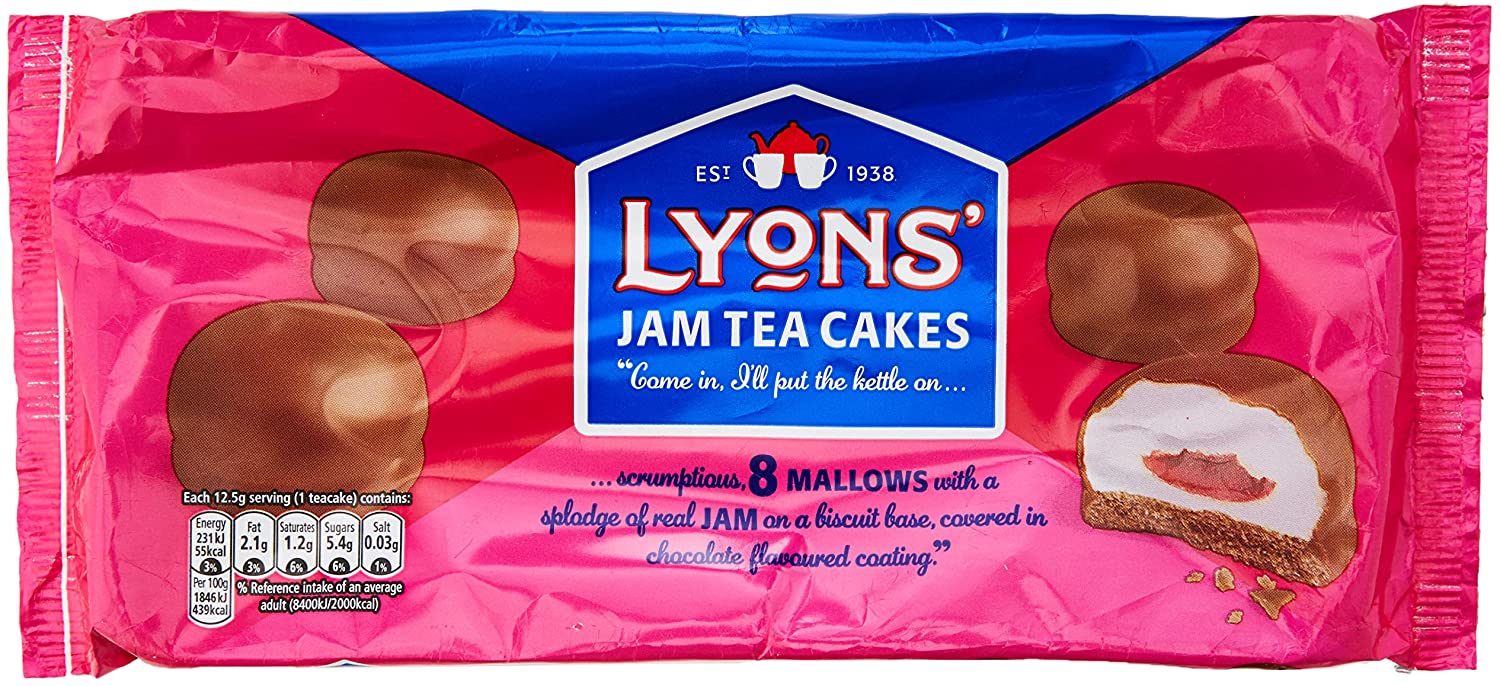 LYONS´ Jam Tea Cakes (16 stk) 200 gr IceFood