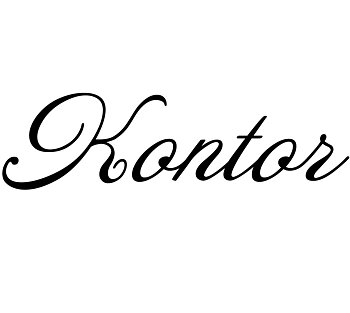 Kontor Väggord