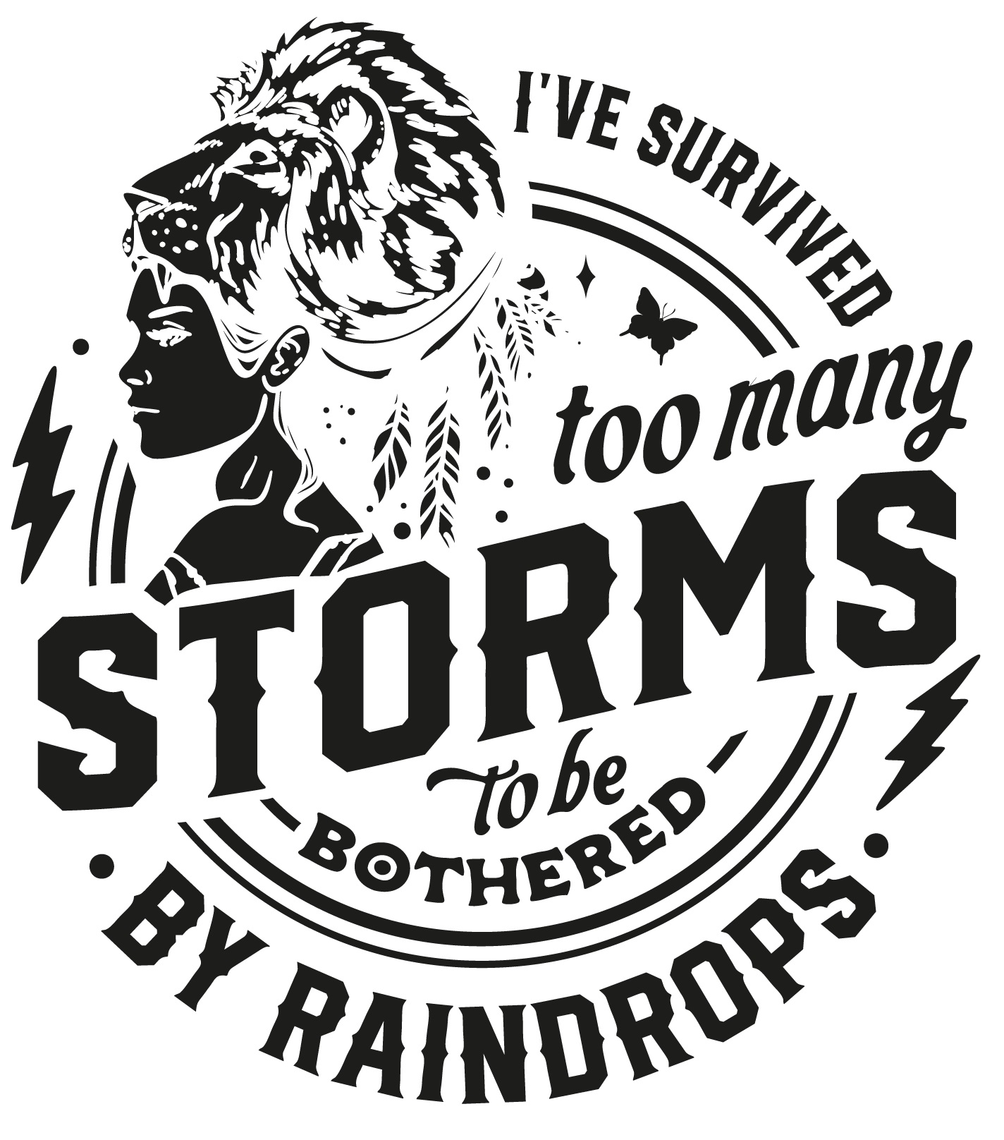 I've survived too many storms... Väggord - 2