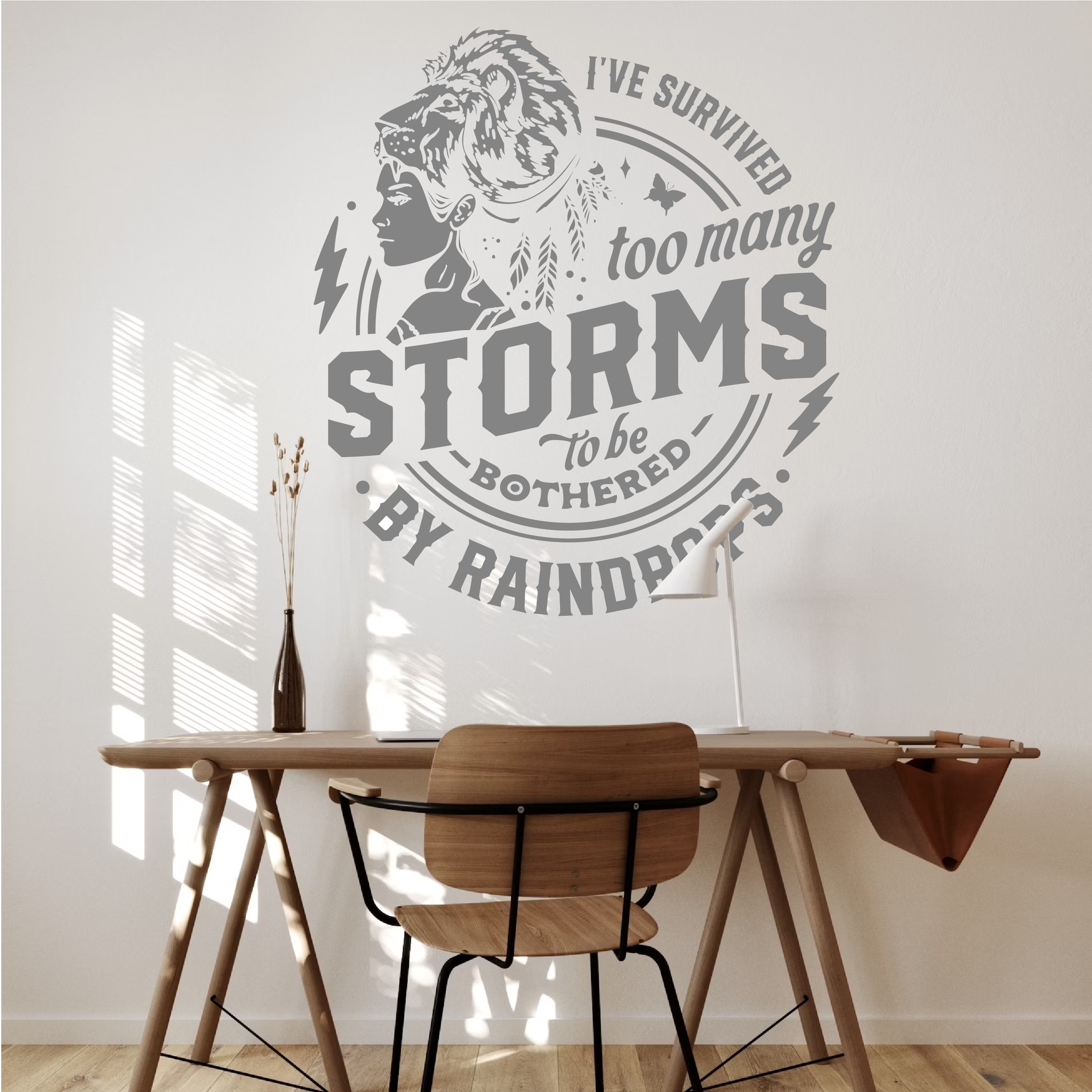 I've survived too many storms... Väggord