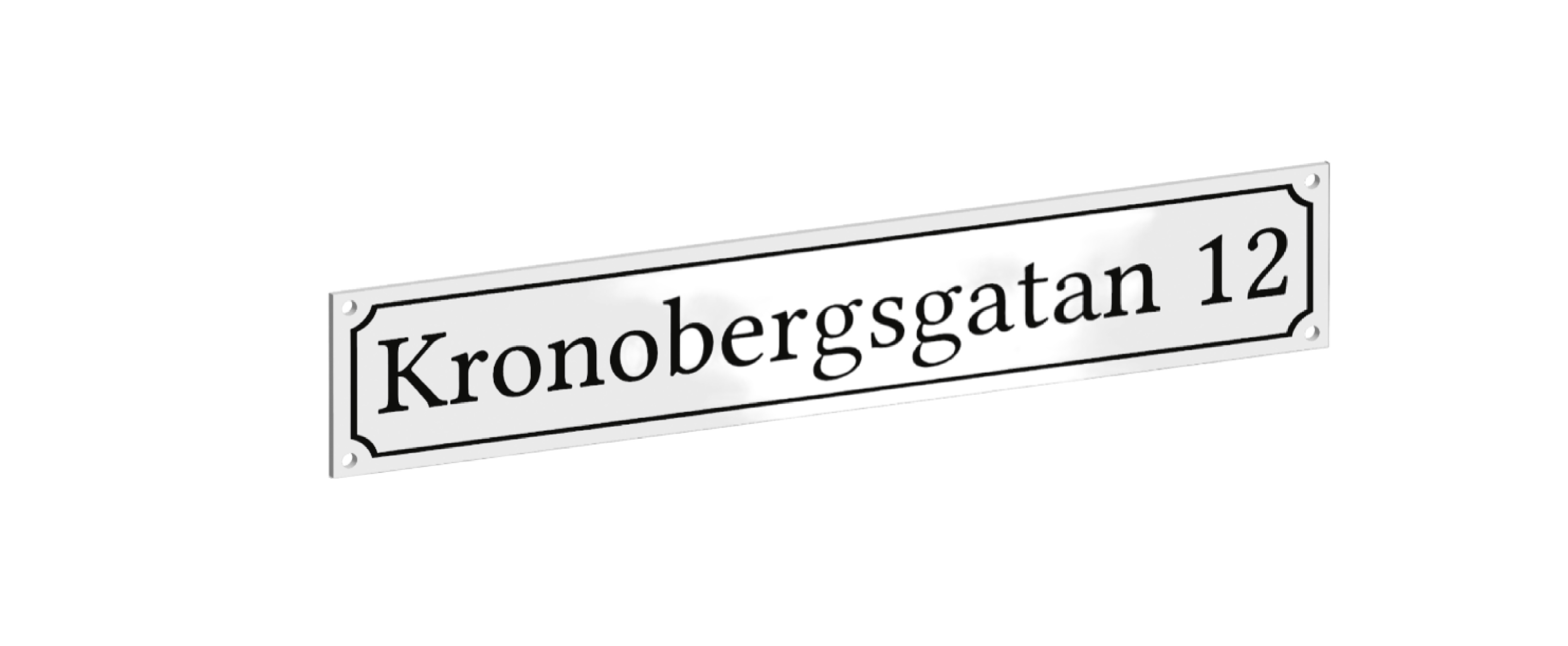Fasadskylt Husskylt Valfri text - 2