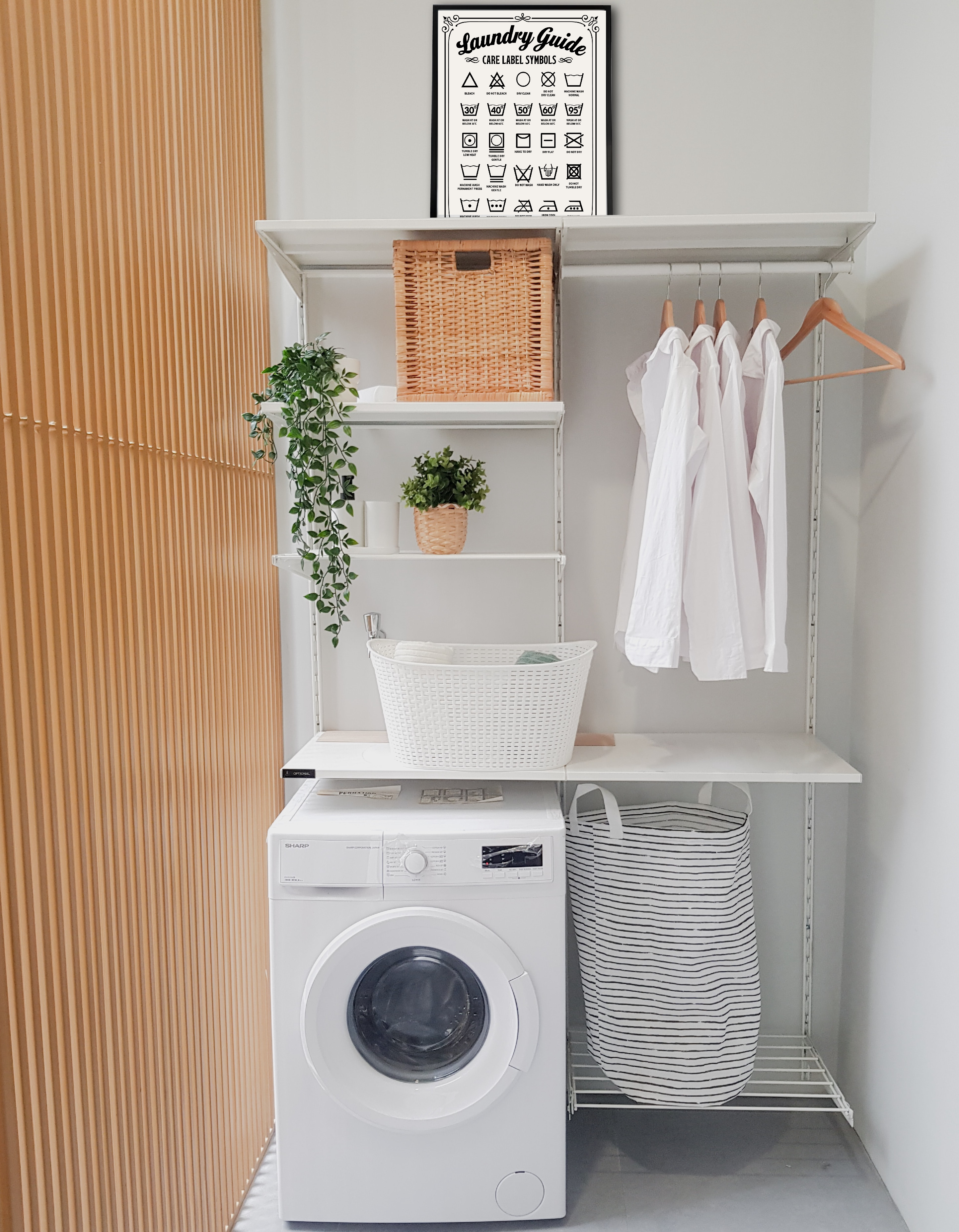 Laundry Guide Poster - 2