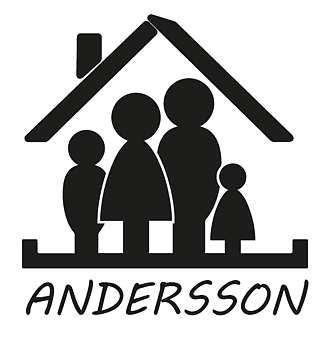 Dörrdekor Familj