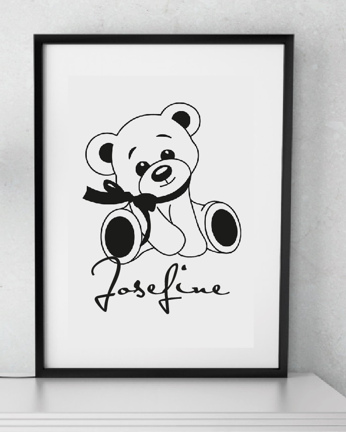 Namn Nalle Poster