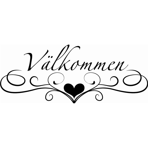 Välkommen Hjärta Väggord - 2