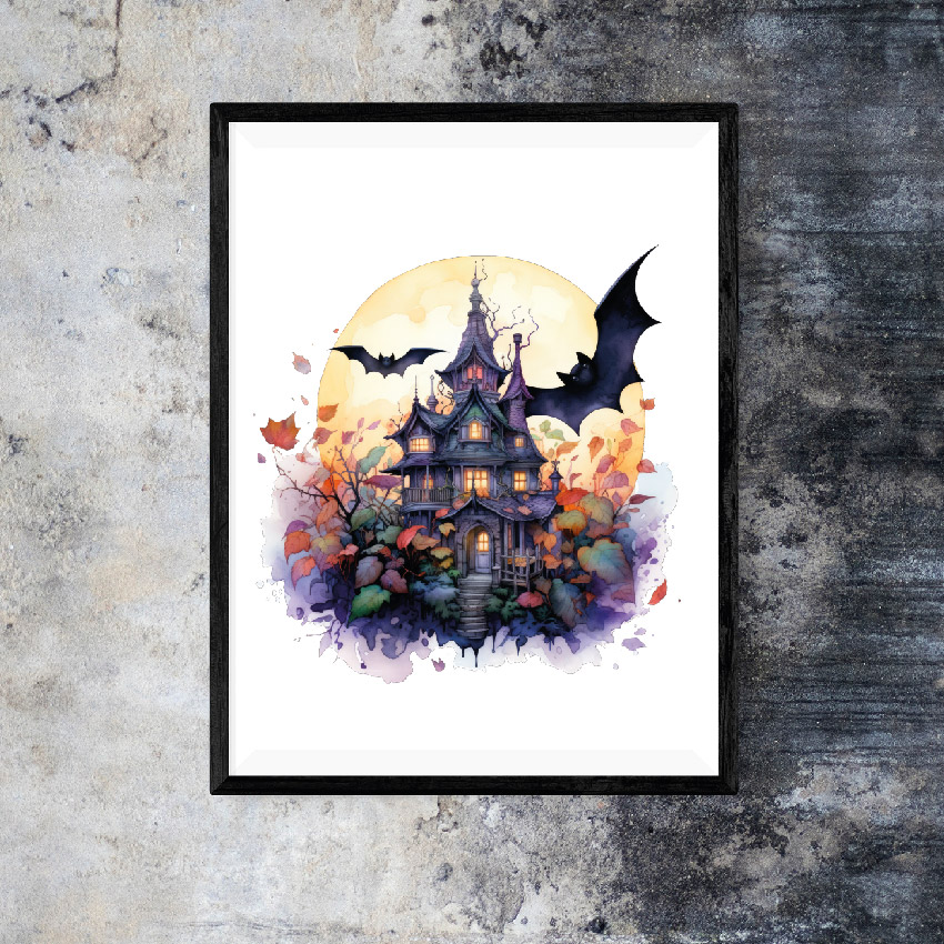 Spökslott halloween poster