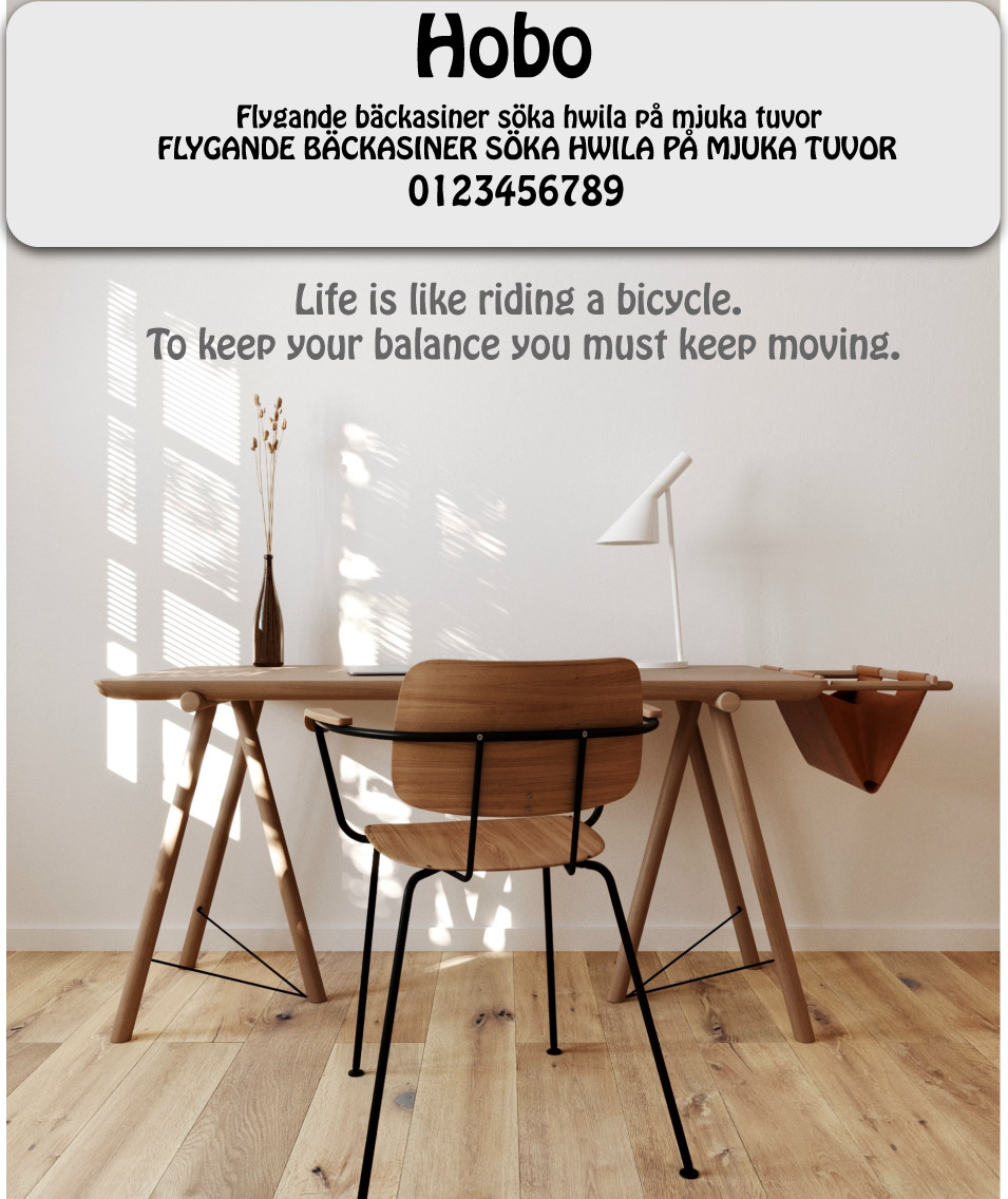 Egen text i utomhusvinyl - 15