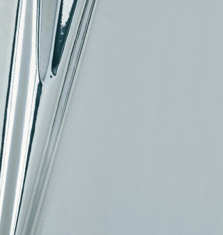 Silver högblank Dekorplast 45 cm bredd Löpmeter - 2