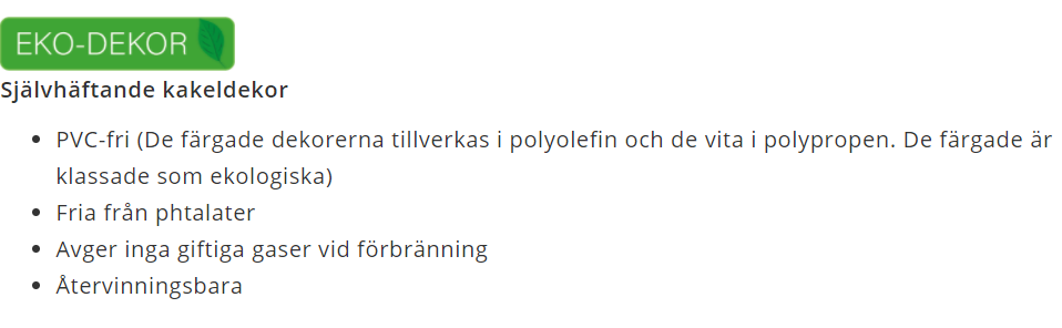 Eko-dekor Egen storlek Enfärgad - 3