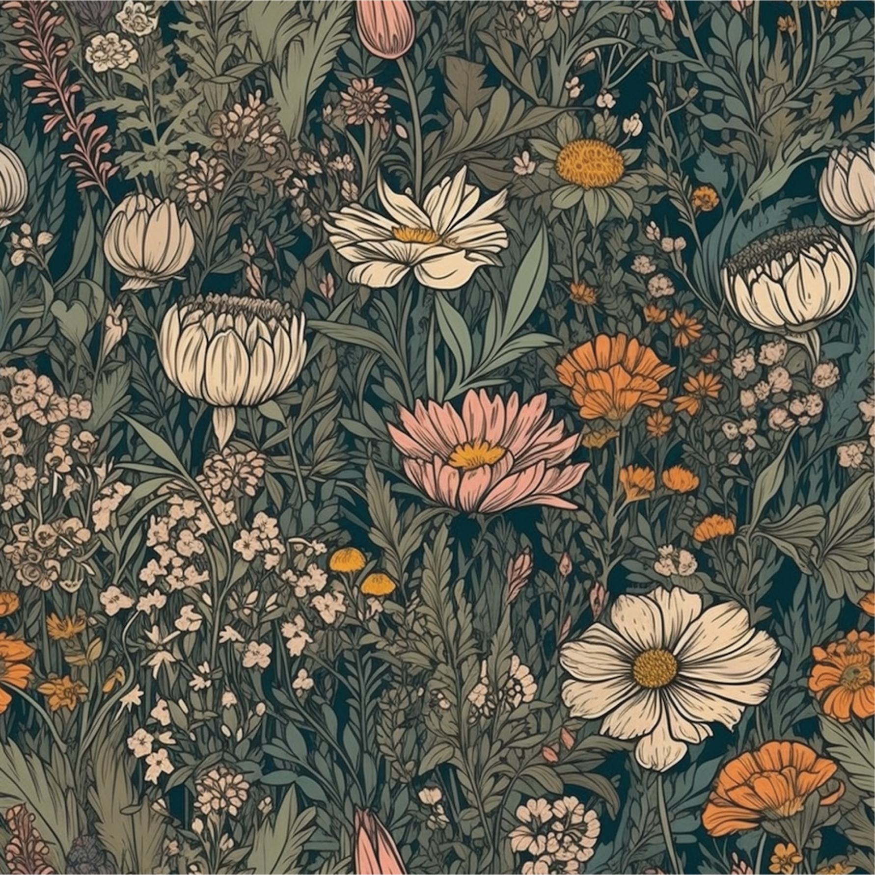 Vacker blomster modell 3 - 3