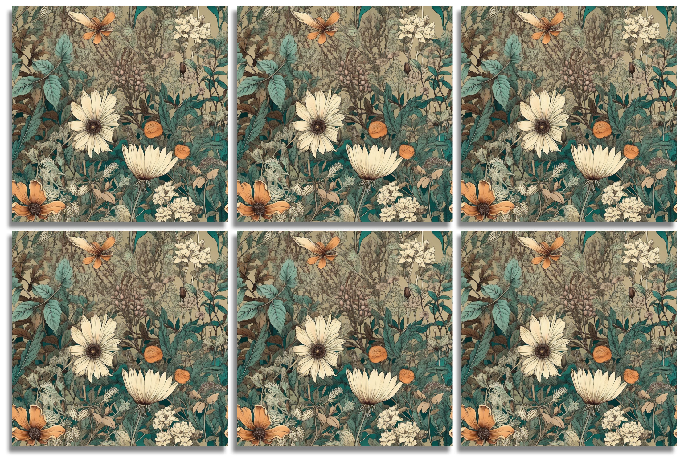 Vacker blomster modell 5 - 4