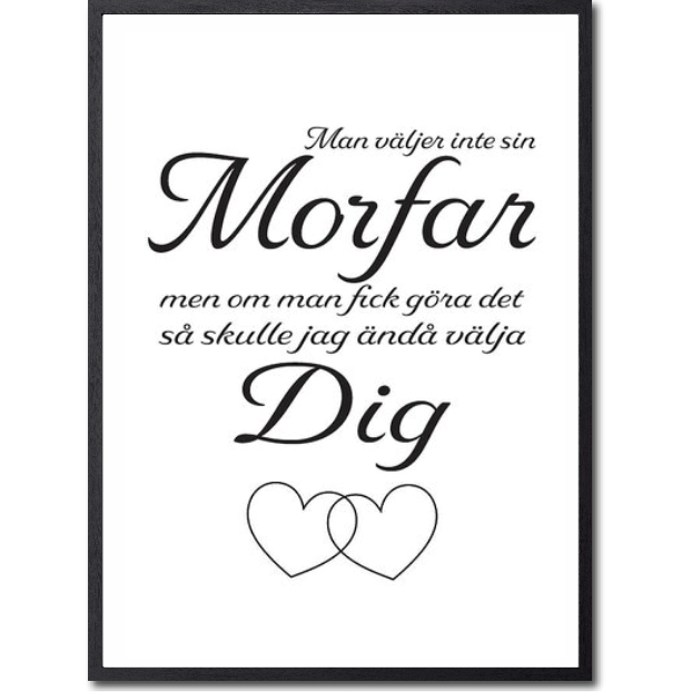 Man väljer inte sin morfar Poster