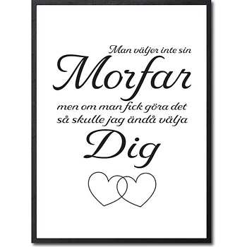 Man väljer inte sin morfar Poster