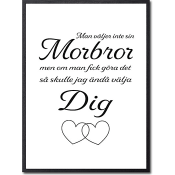 Man väljer inte sin morbror Poster
