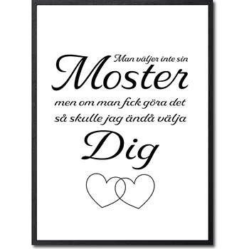 Man väljer inte sin moster Poster