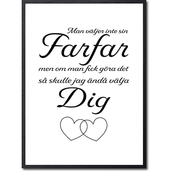 Man väljer inte sin farfar Poster