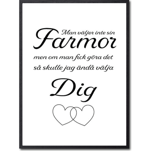 Man väljer inte sin farmor Poster