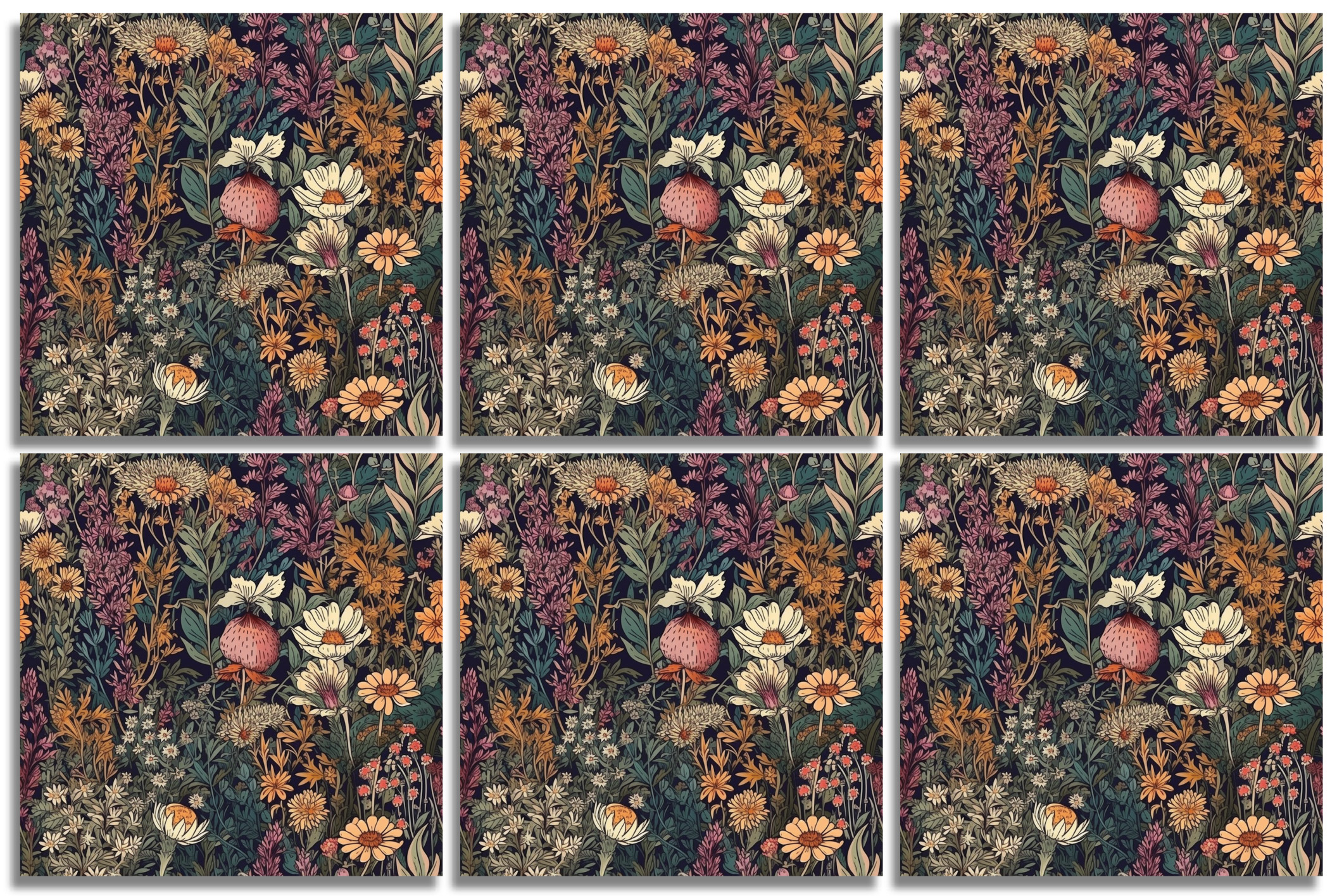 Vacker blomster modell 6 - 4