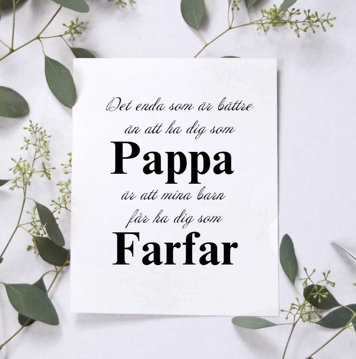Ha dig som Pappa - Farfar Poster