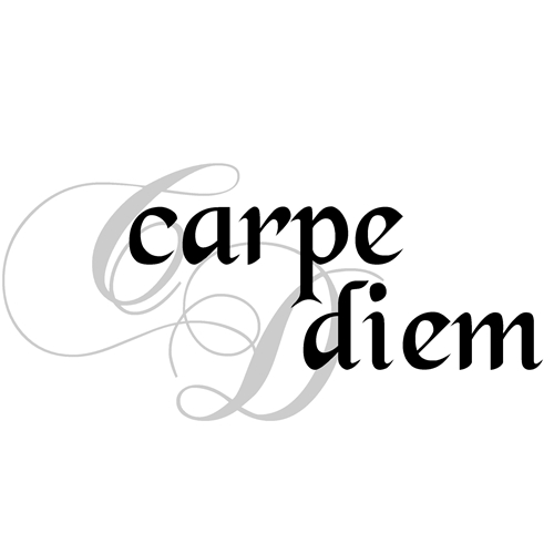 Carpe diem / Fånga dagen Väggord
