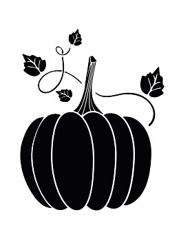 Pumpa Självhäftande väggdekor