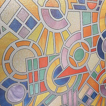 Retro Mosaik Metervara Insynsskydd