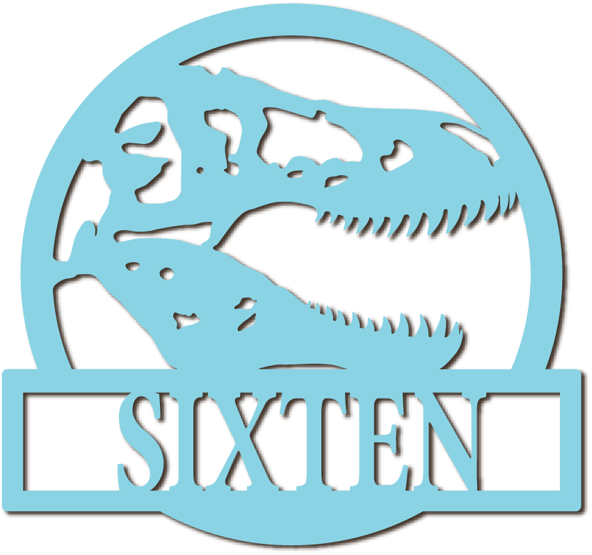 Dinosaurie Träskylt med namn - 8