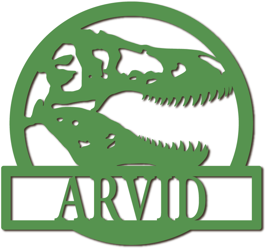 Dinosaurie Träskylt med namn - 6