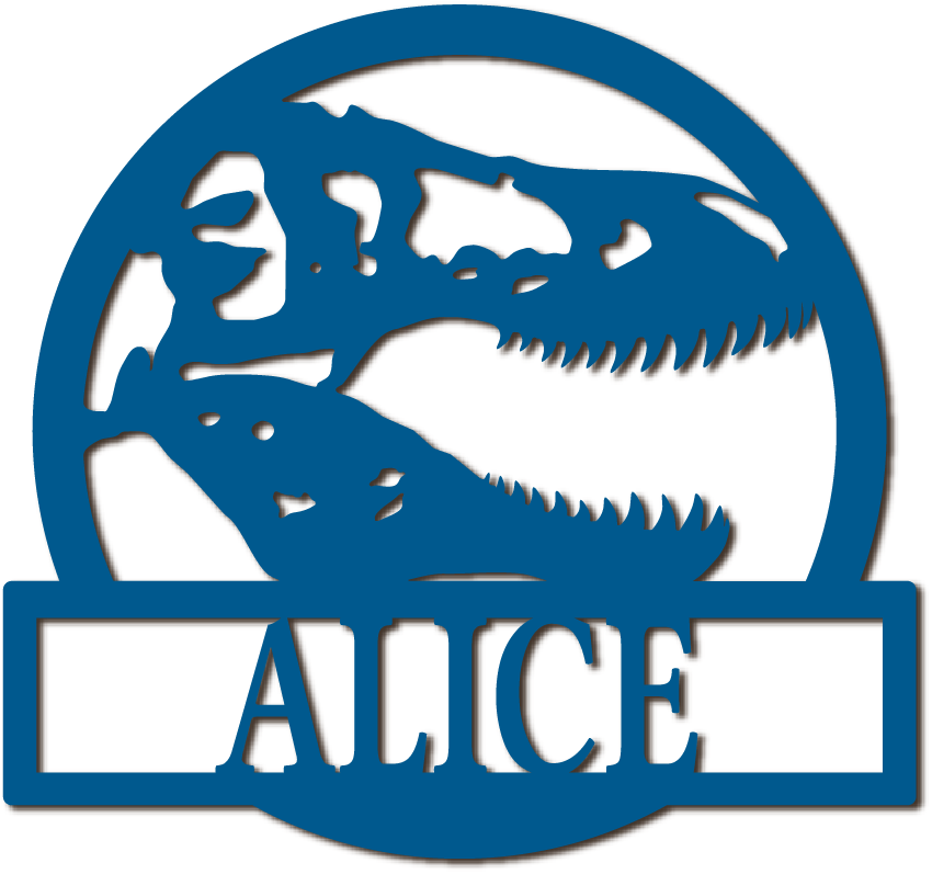 Dinosaurie Träskylt med namn - 9