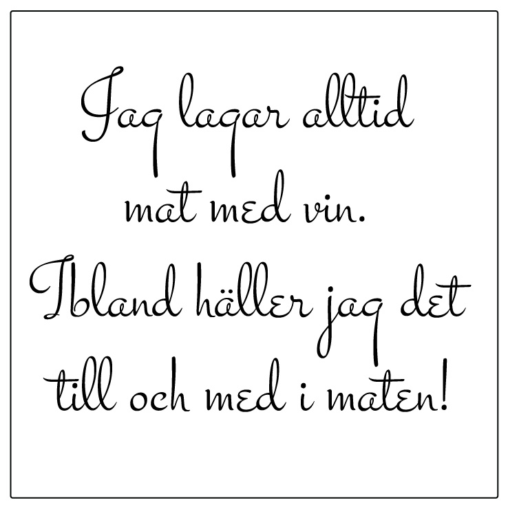 Jag lagar alltid mat Kakeldekor - 2